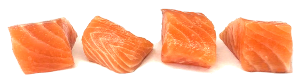 ca. 300 g Salmragout (Lachs) ohne Haut ohne Gräte 3x3 cm