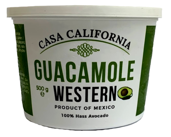 500 g Avocadopulpe Guacamole Western gewürzt