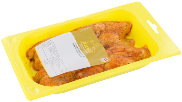 ca. 570 g Pouletflügel gewürzt